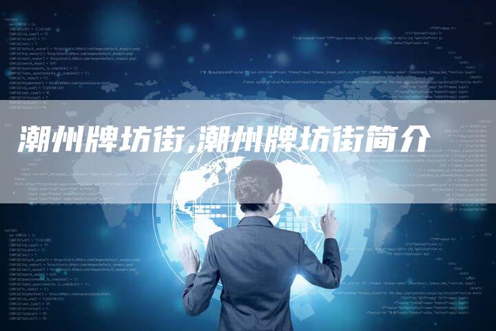 潮州牌坊街,潮州牌坊街简介