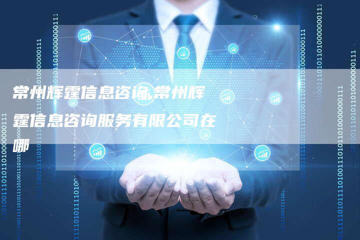 常州辉霆信息咨询,常州辉霆信息咨询服务有限公司在哪