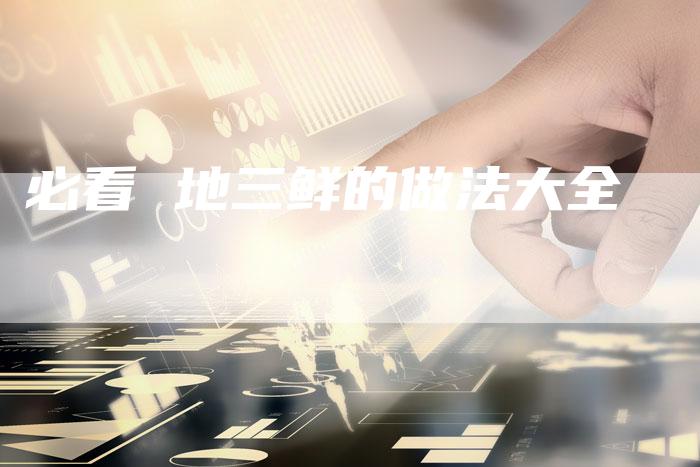 必看 地三鲜的做法大全